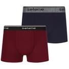 Kit 2 Cueca Boxer Box Selene Infantil Kids Algodão Original