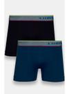 Kit/2 Cueca Boxer Lupo 00784-088 Masculina Algodão Com Elastano T. P/GG
