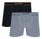 Kit 2 Cueca Boxer Lupo Sem Costura Plus Size Elastano Original 17800 Kit 2 Cueca Boxer Lupo Sem Costura Plus Size Elastano Original 17800