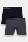 Kit 2 Cueca Boxer Microfibra Sem Costura Masculina Lupo 00436