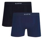 Kit 2 Cueca Masculina Boxer Lupo 661 Original Micromodal Premium