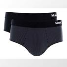 Kit 2 Cueca Mash Slip Microfibra Anatômica Conforto 151.02
