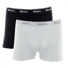 Kit 2 Cuecas Boxer Branco e Preto G