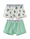 kit 2 Cuecas Boxer Coqueiros Kids Pingo Lelê
