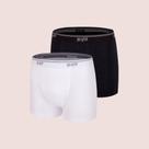 Kit 2 Cuecas Boxer Em Algodão Costura Fina Trifil