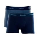 Kit 2 Cuecas Boxer Infantil Mash 110.07 Marinho e Azul