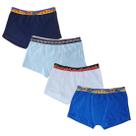 Kit 2 Cuecas Boxer Infantil Menino Elástico Algodão 1516