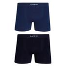 Kit 2 Cuecas Boxer Lupo 436-088 Sem Costura Poliamida