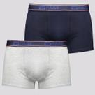Kit 2 Cuecas Hang Loose Boxer Cot Marinho e Cinza