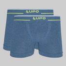 Kit 2 Cuecas Lupo Boxer Fio Texturizado a Ar 00733