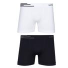 Kit 2 Cuecas Lupo Boxer Microfibra Elastano Masculina 436
