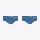 Kit 2 Cuecas Lupo Slip Fio Texturizado Sem Costura 00624-003