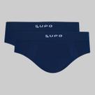 Kit 2 Cuecas Lupo Slip Micromodal Sem Costura 00681