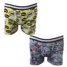 Kit 2 Cuecas Modelo Short Boxer Masculna Moda Íntima