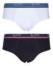 Kit 2 Cuecas Slip Lupo 524-088 Cós Elástico Algodão
