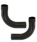 KIT 2 CURVA 90º PRETA ROSCAVEL 1.1/4 MASSTER