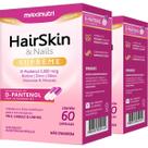 Kit 2 D Pantenol Biotina Zinco Silício Vitaminas e Minerais HairSkin e Nails Supreme Maxinutri