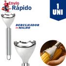 Kit 2 Debulhador de Milho Aço Inox Descascador Cortador Raspador para Cozinha Pamonha