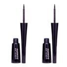 KIT 2 Delineadores Líquidos Preto Eclat Alergoshop