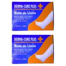Kit 2 Derma-Cure Plus Bota de Unna Curativo 7,5cm x 6m Bandagem Cicatrizante impregnada com pasta de Zinco Unicenter Kit 2 Derma-Cure Plus Bota de Unna Curativo 7,5cm x 6m Bandagem Cicatrizante impregnada com pasta de Zinco Unicenter
