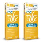 Kit 2 Dermapet Suplemento Para Pelagem Cães E Gatos