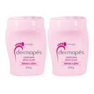 Kit 2 Dermopés Creme Hidratante Para Afinar Os Pés Abelha Rainha 230g (rosa)