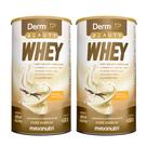 Kit 2 DermUp Beauty Whey Sabor Baunilha 450g Maxinutri