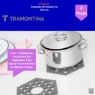Kit 2 Descansos de Panela Tramontina Vivace em Silicone Hexagonal
