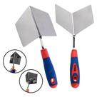 Kit 2 Desempenadeira De Canto Externo Interno Aço Inox Gesso