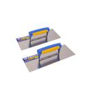 Kit 2 Desempenadeiras Cabo Fechado Inox 12x30 - Castor