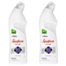 Kit 2 Desinfetante Lysoform Uso Geral Cloro em Gel 500ml