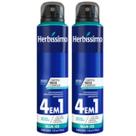 Kit 2 Desodorante Aerossol Herbíssimo Blue Ice 150 Ml - Dana Kit 2 Desodorante Aerossol Herbíssimo Blue Ice 150 Ml - Dana