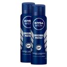 Kit 2 Desodorante Antitranspirante Aerosol Nivea Men Original Protect 150ml Kit 2 Desodorante Antitranspirante Aerosol Nivea Men Original Protect 150ml
