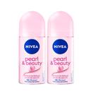 Kit 2 Desodorante Antitranspirante Nivea Roll On Pearl & Beauty 50ml
