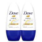 Kit 2 Desodorante Antitranspirante Roll-on Dove Original 50ml