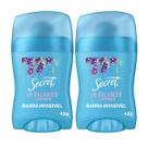 Kit 2 Desodorante Barra Secret 45G PH Balanceado Lavender