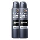Kit 2 Desodorante Dove Men + Care Invisible Dry Aerosol Antitranspirante 89g Kit 2 Desodorante Dove Men + Care Invisible Dry Aerosol Antitranspirante 89g