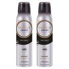 Kit 2 Desodorante Francis Men Invisible Aerosol Antitranspirante 48h 150ml