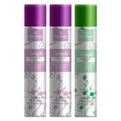 Kit 2 Desodorante Íntimo Permita-se Roxo + 1 Desodorante Íntimo Sinta-se Verde