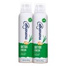 Kit 2 Desodorante Monange Detox Fresh Aerosol Antitranspirante 48h 150ml