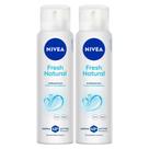 Kit 2 Desodorante Nivea Fresh Natural Aerosol 48h 150ml