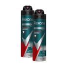 Kit 2 Desodorante Rexona Antibacterial e Invisible Masculino Aerosol Antitranspirante 72 horas 150ml Kit 2 Desodorante Rexona Antibacterial e Invisible Masculino Aerosol Antitranspirante 72 horas 150ml