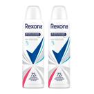 Kit 2 Desodorante Rexona Sem Perfume Aerosol Antitranspirante 72h 150ml