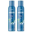 Kit 2 Desodorante Teen Boy Mood Care 150Ml - My Health