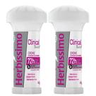Kit 2 Desodorante Twist Clinical Rosa Herbíssimo 45G - Dana Kit 2 Desodorante Twist Clinical Rosa Herbíssimo 45G - Dana