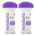 Kit 2 Desodorante Twist Lavanda Herbíssimo 45G - Dana Kit 2 Desodorante Twist Lavanda Herbíssimo 45G - Dana