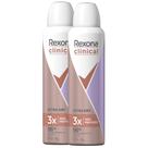 Kit 2 Desodorantes Rexona Clinical Antitranspirante Aerossol Extra Dry 150ml Kit 2 Desodorantes Rexona Clinical Antitranspirante Aerossol Extra Dry 150ml