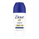 Kit 2 desodorantes sntitranspirantes roll-on dove original 50ml cada cuidado em dobro