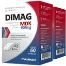 Kit 2 Di Magnésio Malato Vitamina K2 Vitamina D Dimag MDK 400mg Maxinutri Kit 2 Di Magnésio Malato Vitamina K2 Vitamina D Dimag MDK 400mg Maxinutri