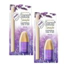 Kit 2 Difusor Aroma Secar 100ml Lavanda Elimina Mau Cheiro Banheiro Quarto Sala Cozinha Escritório Clínica Salão Aromaterapia Suave Frescor Leveza